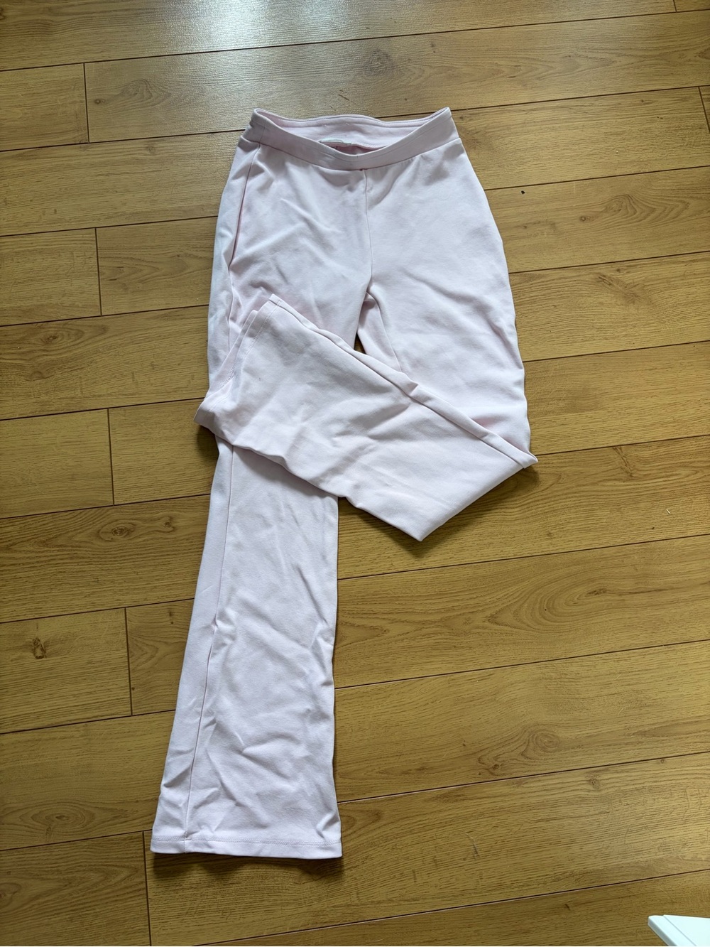 Zara Pale Pink Flared Lounge Pants